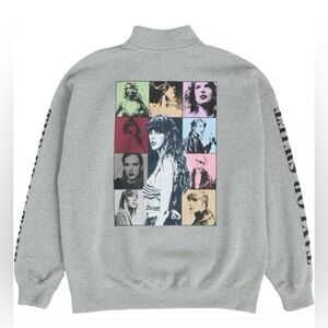 Taylor Swift‎ The Eras Tour 2023 Official Merch Quarter Zip-Up Size 4XL